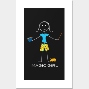 Funny Womens Magic Design Posters and Art